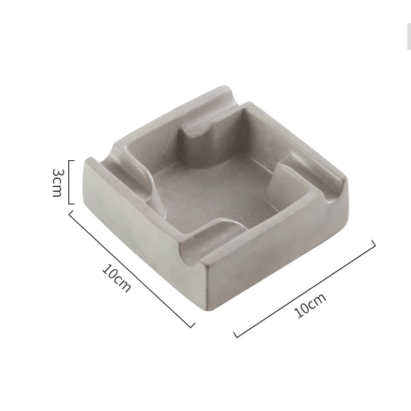 Concrete Block Ashtray